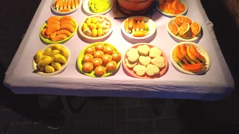 Sugar Candy Seller 스톡 동영상 182045545