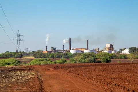 Sugar cane industry Stock Photos