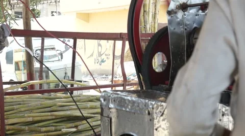 Sugar cane juice process Stock Footage 49578523