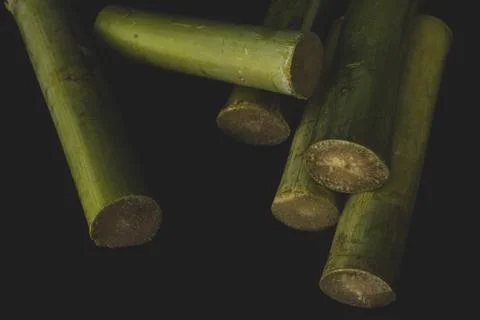 Sugar Cane macro close up Stock Photos