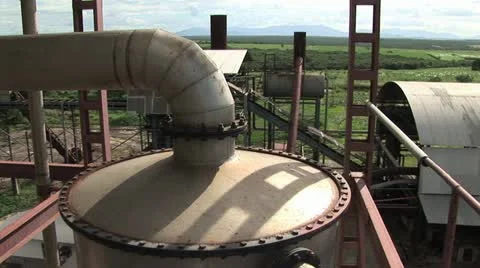 Sugar Cane Processing Equipment 2 Stock Footage 20441670