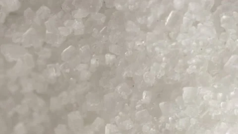 Sugar close-up. Macro photography. Smooth camera movement Stock Footage 147672887