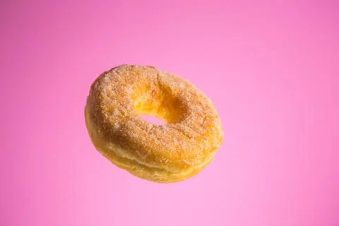 Sugar coated donut Foto stock