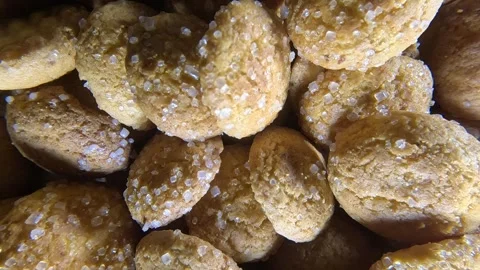 Sugar Cookies - Close Up Shot - Backwards Video stock 283947617
