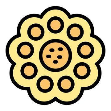 Sugar cracker icon vector flat イラスト素材