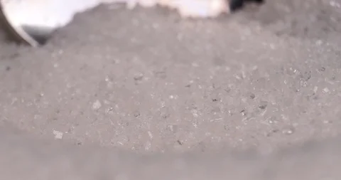 Sugar Crystals Pouring Stock Footage 85799628