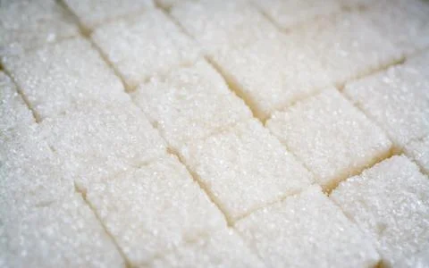 Sugar cubes abstract background Stock-Fotos
