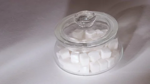 Sugar cubes Stock Footage 152848221