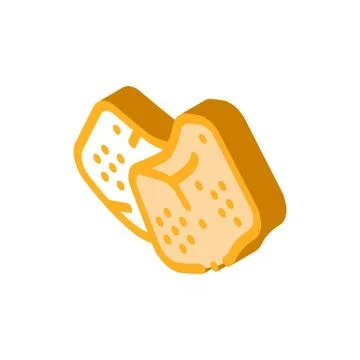 Sugar Cubes isometric icon vector illustration Stock Illustration