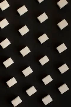 Sugar cubes pattern  Foto stock