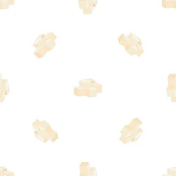 Sugar cubes pattern seamless vector Stock Illustration