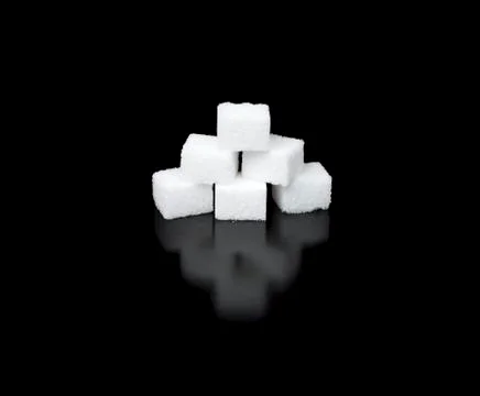 Sugar Cubes in a Pyramid Stock Photos