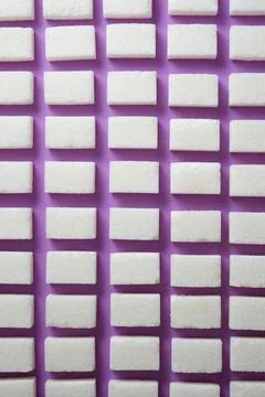 Sugar cubes view 写真素材