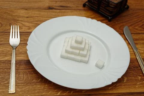 Sugar as dish Stock Photos