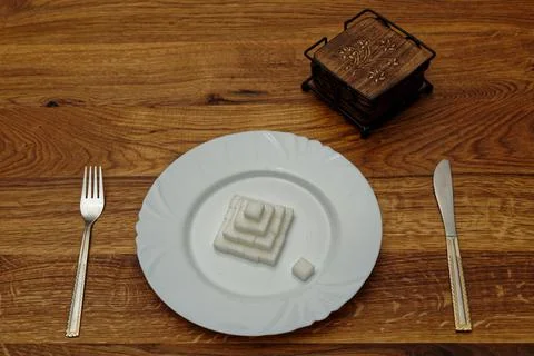 Sugar as dish Stock Photos
