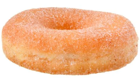 Sugar donut isolated Stock Photos