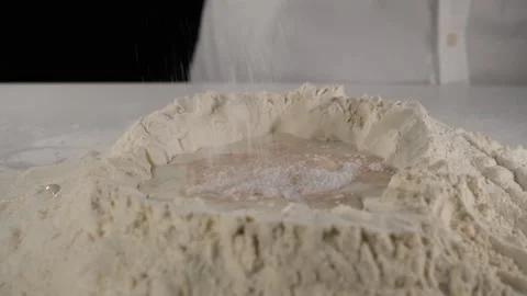 Sugar for dough Stock Footage 228988426