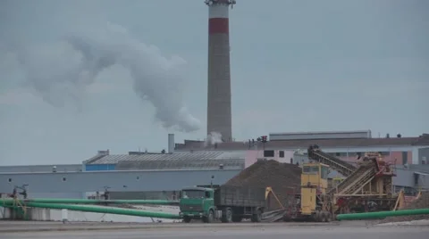 Sugar factory Stock Footage 68501295