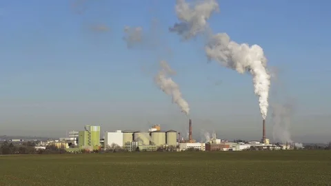 Sugar factory in Germany Stock Footage 70471370