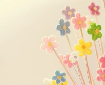 Sugar flowers Foto stock