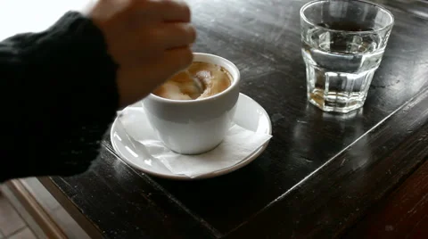 Sugar free coffee 库存影片 1095519