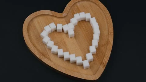 Sugar heart diabetes Stock Footage 260162993