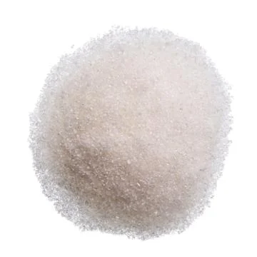 Sugar isolated on the white Stock Photos