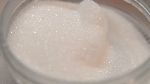 Sugar in jar Stock Footage 86273131