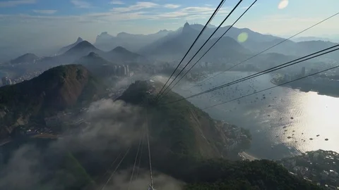 Sugar Loaf Cable Car Stock Footage 73233744