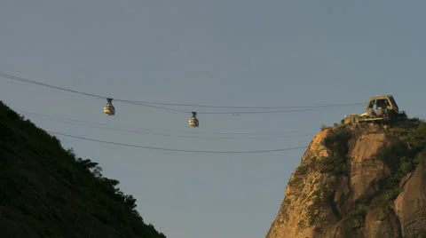 Sugar Loaf Cable Car, Rio de Janeiro, Brazil. Stock Footage 26654990