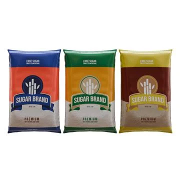 Sugar packaging 3d design element Stock Illustration