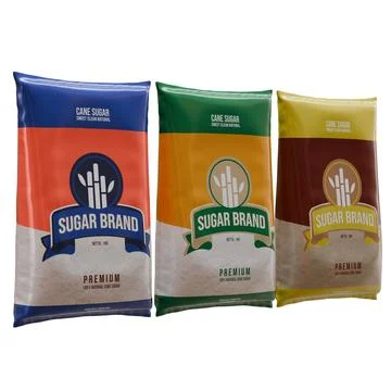 Sugar packaging 3d design element Stock Illustration