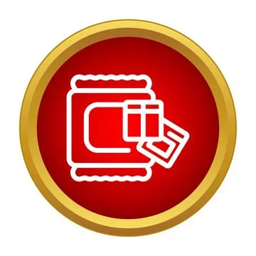 Sugar packet and tea bag icon Stock Illustration