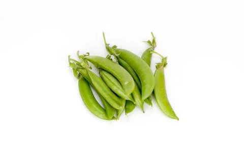 Sugar pea pod Foto stock