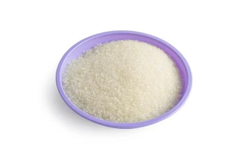 Sugar on a plate Stock Photos