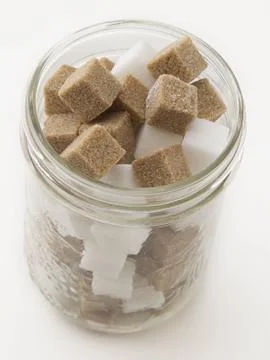 Sugar in a pot Stock-Fotos