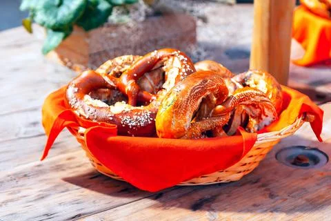 Sugar pretzel Stock Photos