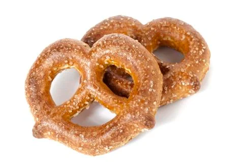 Sugar pretzels Stock Photos