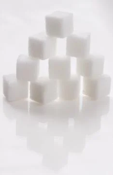 Sugar pyramid Stock-Fotos