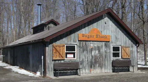 SUGAR SHACK BUILDING Stock Footage 36244159