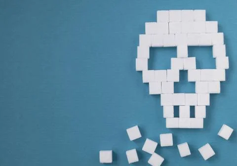 Sugar skull danger Foto stock