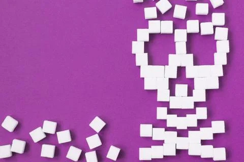 Sugar skull danger Stock Photos