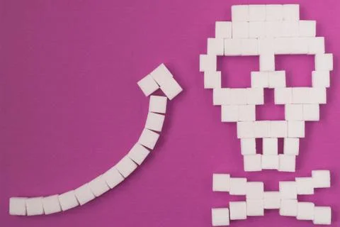 Sugar skull danger Stock Photos