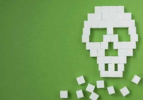 Sugar skull danger Stock Photos