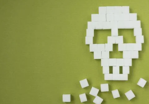 Sugar skull danger Stock Photos