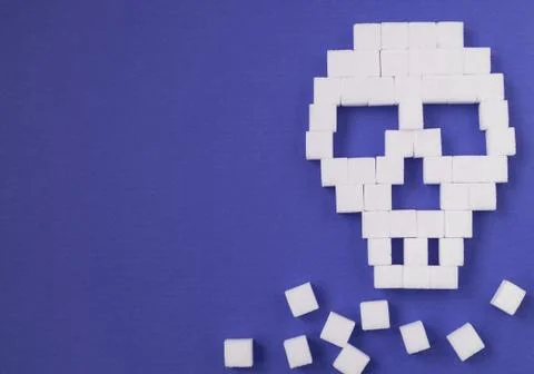 Sugar skull danger Foto stock