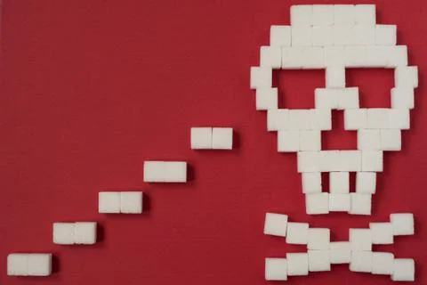 Sugar skull danger Stock Photos