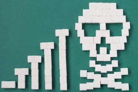 Sugar skull danger Stock Photos
