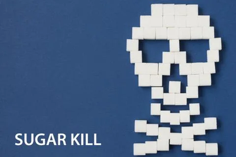 Sugar skull danger Stock Photos