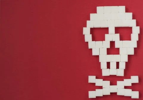Sugar skull danger Stock Photos